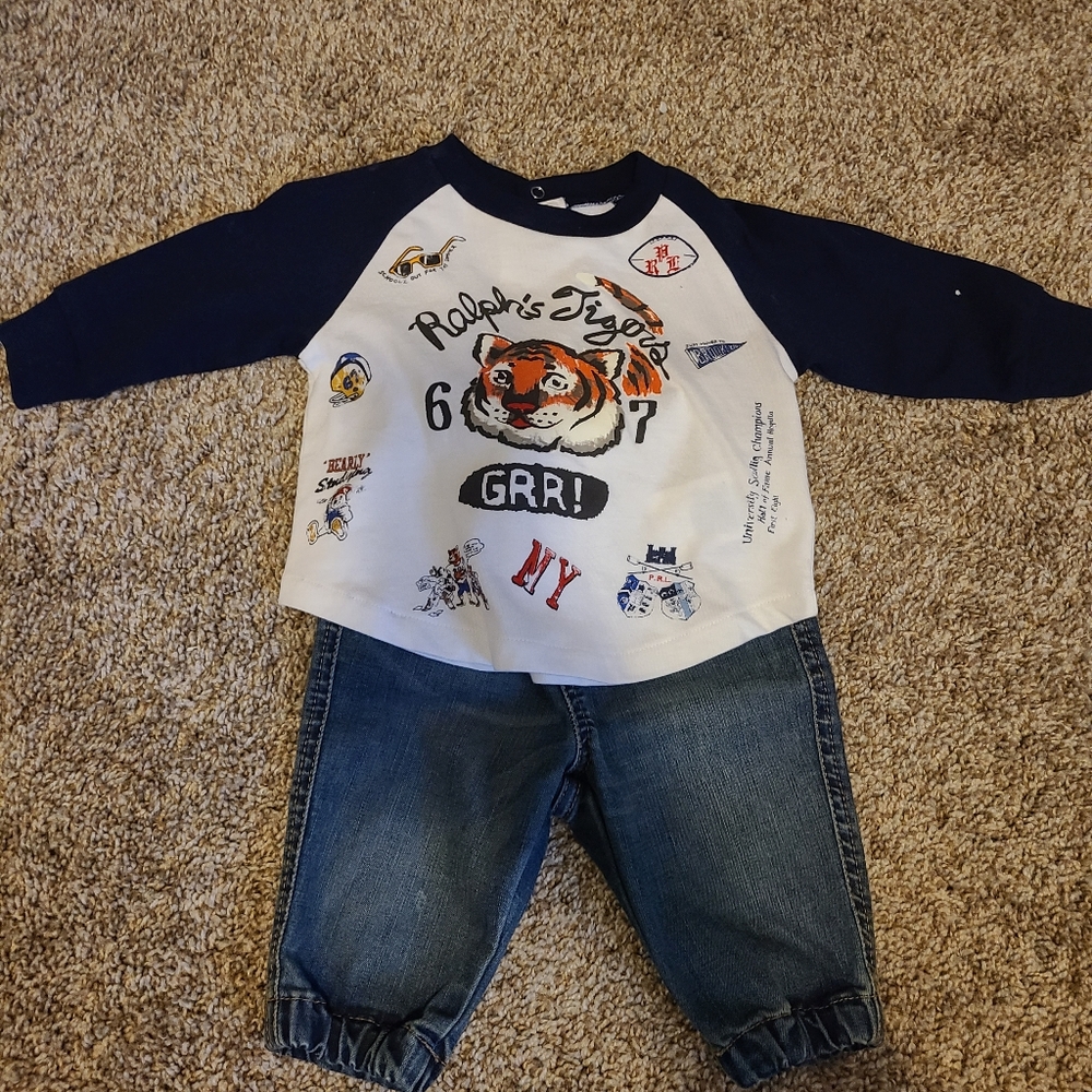 Shirt with Denim jeans
